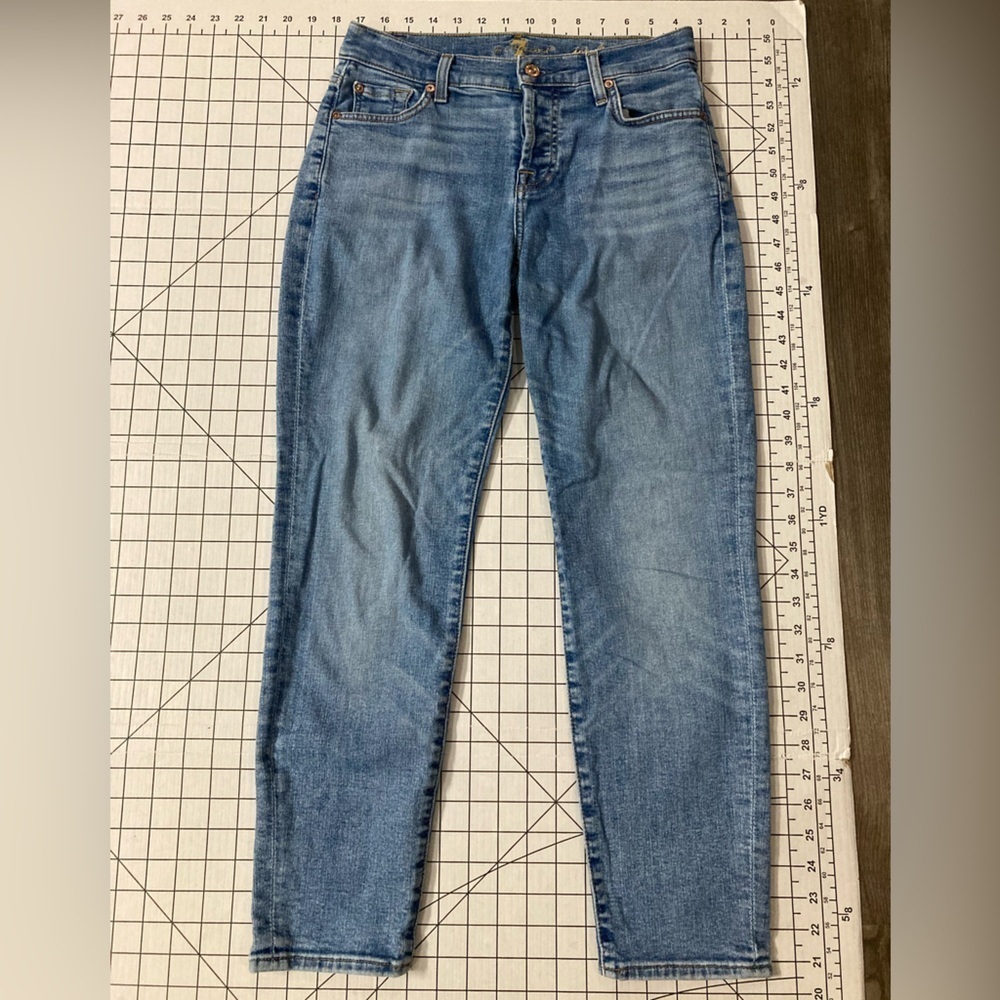 7 For All Mankind Women’s Size‎ 24 Josefina Skinny Boyfriend Jeans